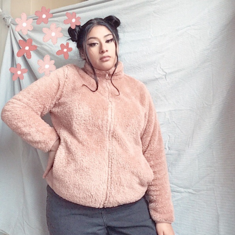 Pink sweater